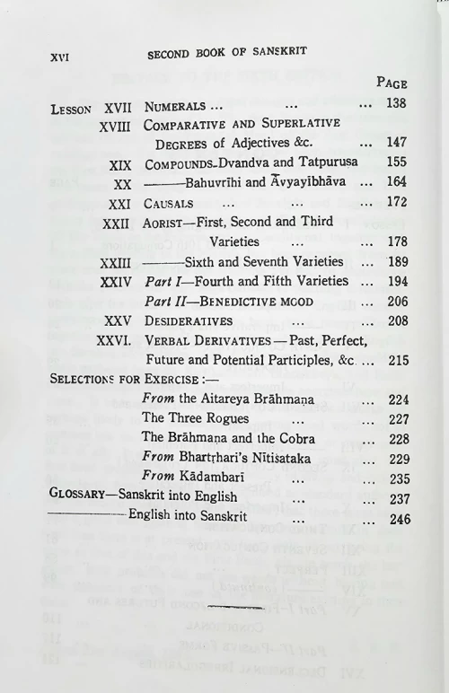 Second Book of Sanskrit